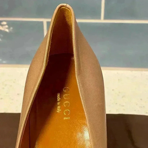 Gucci 269703 Nappa Charlotte Winter Rose Leather Pumps 39 With Box And Dust Bag - Picture 7 of 16